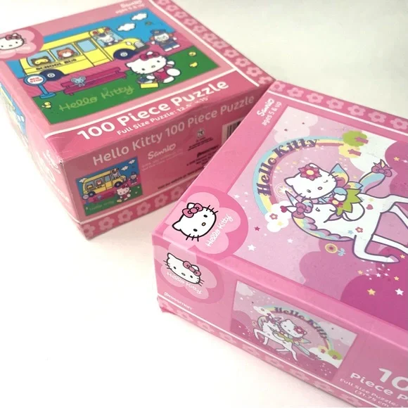 HELLO KITTY 100 piece puzzle set - Picture 2 of 5